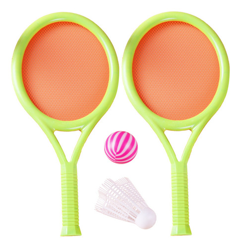 Juego De 2 Juegos De Raquetas De Tenis De Plástico Para Niño