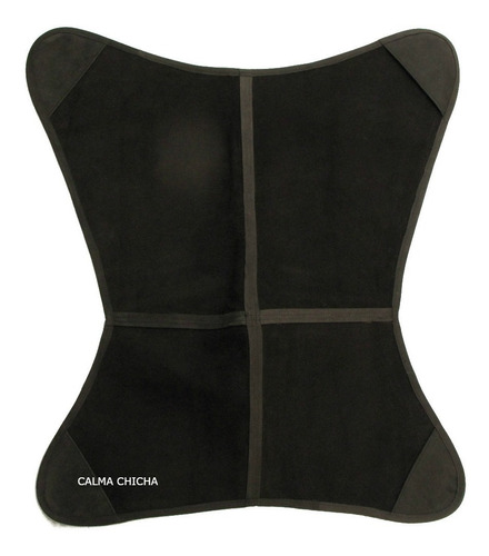 Sillon Bkf Marca Calma Chicha® Cuero Negro Y Base Negra