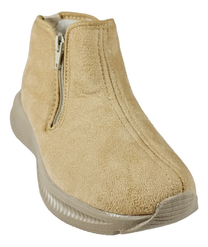 Bota Mujer Piel Corderito Con Dos Cierres - Faraon Art 65