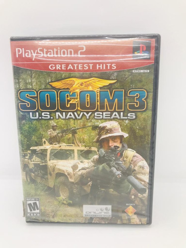 Socom 3 Us Navy Seals  Ps2 Novo Original Mídia Física