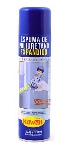 Esmalte En Aerosol Kuwait Espuma Poliuretano 300 Ml