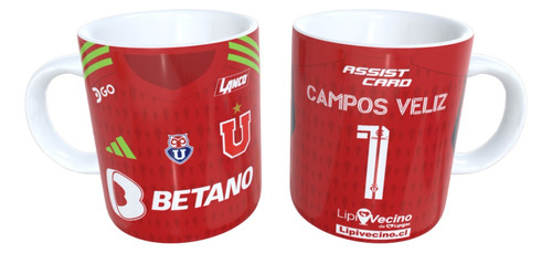 Tazón Diseño Universidad De Chile 2023 Personalizado 