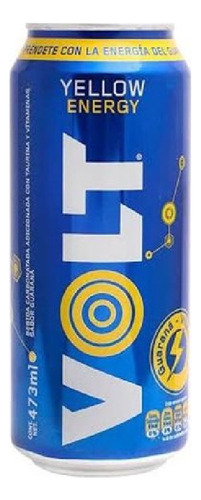 Volt Guarana Yellow Energy 473ml - 15 Pzs