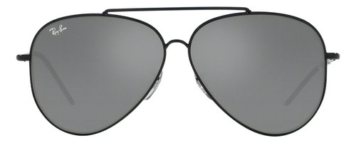Gafas De Sol Ray-Ban Reverse Originales Unisex, Color Negro, Armazón Negro, Lentes Piloto