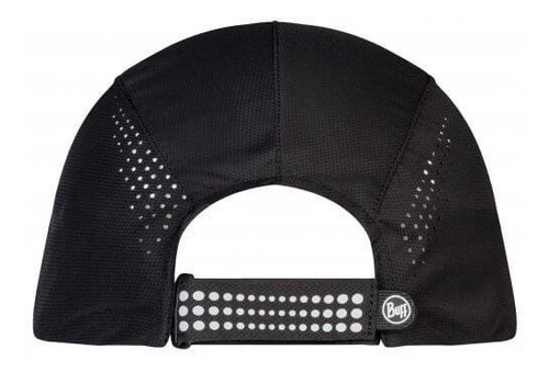 Gorra Buff Con Reflejante Pro Run Cap Solid Black Running