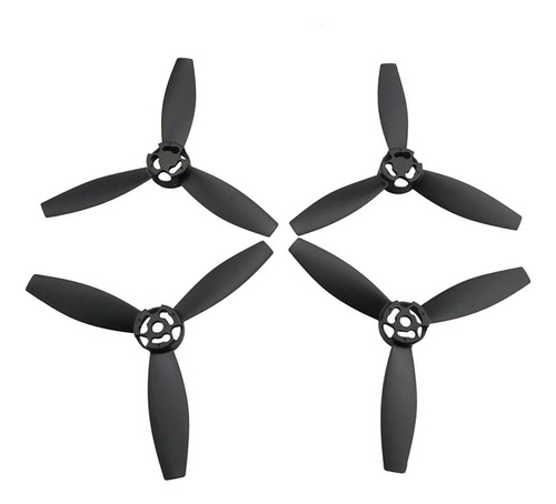 4 Pcs Hélices Rotors Accesorio Para Parrot Negro
