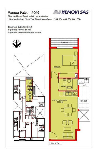Imagen 11 de 21 de Departamento 2 Ambientes - Villa Luro Pileta Solarium