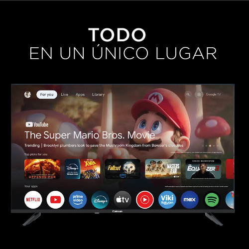 Smart Tv Caixun Led 65 Uhd 4k Karaoke Google Tv C65vsug