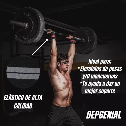 Par De Muñequeras Crossfit Gym Pesas Gimnasio Premium