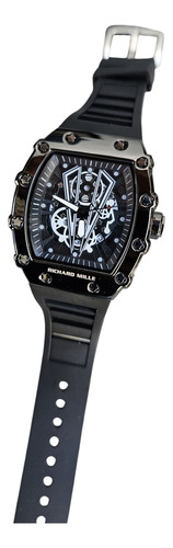 Reloj Rm Clasic Negro Negro Negro (Reacondicionado)