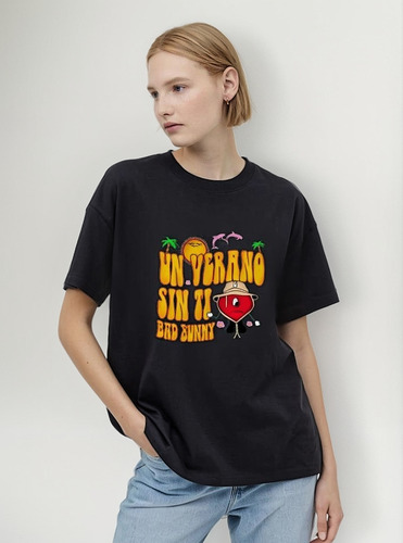Polo Bad Bunny Un Verano Sin Ti Oversize Unisex Moda Urbana