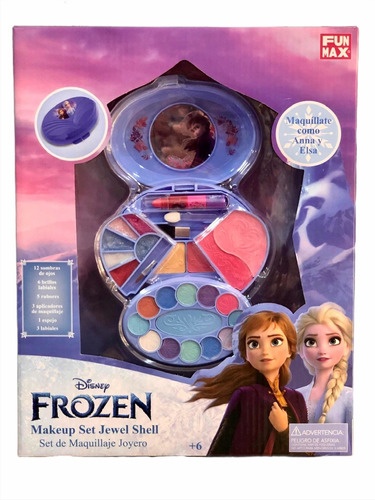 Maquillaje Frozen Para Niña (original) Set De Joyero