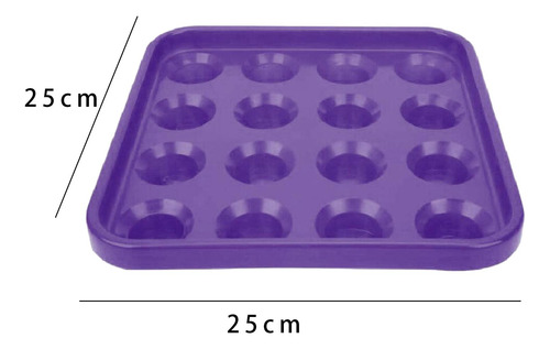Bandeja Para Bolas De Billar Accesorios Para Mesa Púrpura