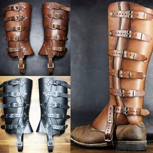 Botas Steampunk Cubre Tapas Elegantes Polainas Café