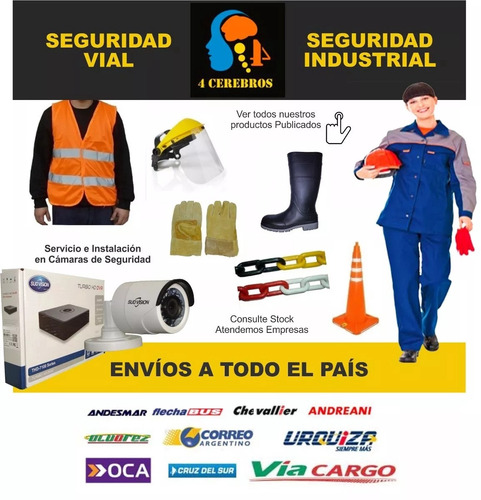 7 Postes Plastico C/ Base P/señalizar /delimitar P/cadena