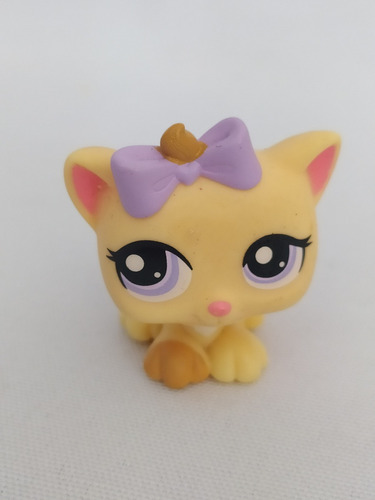 Gato Moño Morado Littlest Pet Shop  Hasbro