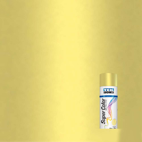 Tinta Spray Metálico Super Color Dourado 350ml Tekbond Tekbo