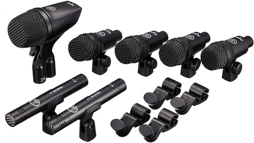 Kit Microfones Bateria Akg Drum Set Session 1 Original