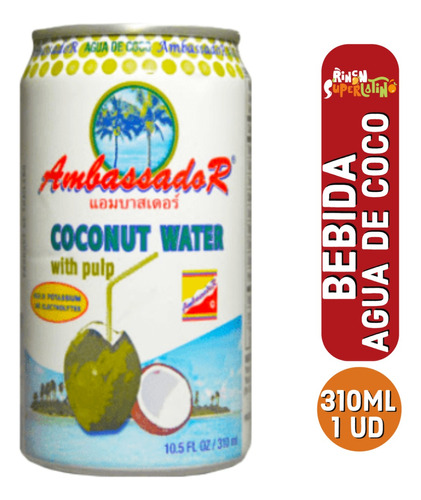 Bebida Agua De Coco Lata 310ml