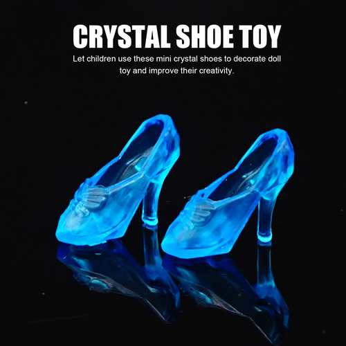 30 Pares De Zapatos En Miniatura, Zapatos De Cristal De Simu