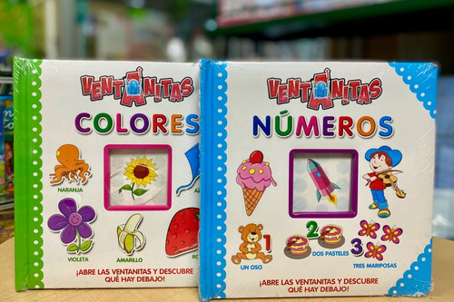 Libro Didáctico Preescolar Aprende Colores Y Números 2 Tomos