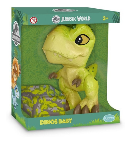 Imagem 3 de 5 de Dinossauro T-rex Jurassic World Dinos Baby Universal Pupee