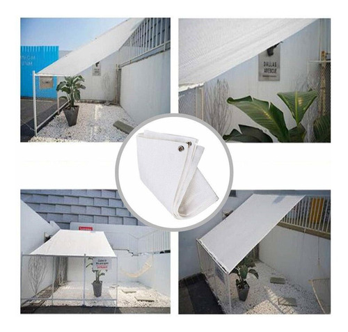 Toldo Para 9.8 X Ft Color Blanco Al Aire Libre Mosquitera 98