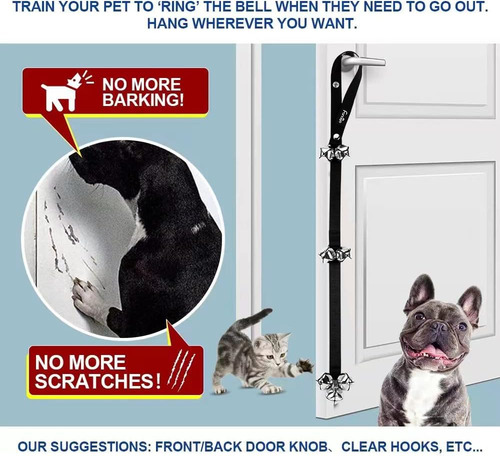 Conjunto De 4 Unidades De Campainha Para Cães Para Treinar O