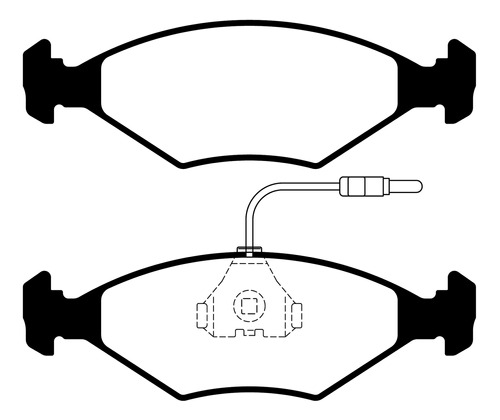 Pastilla Freno Litton Del 504 1987 1996 5o5 Con Sensor Peuge