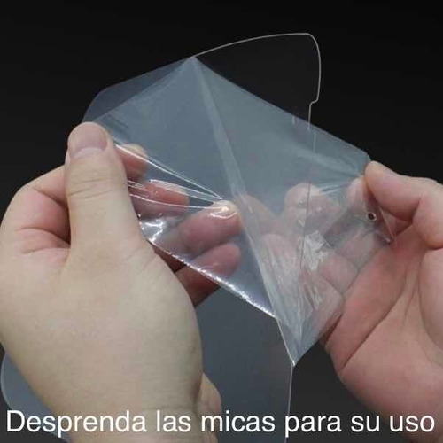 Bidameun Careta Protectora Con Lentes Caja 50 Piezas.