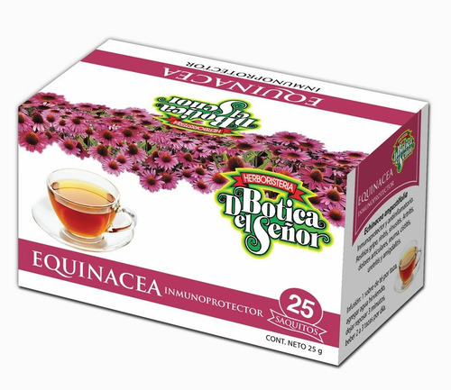 Té De Equinacea Botica Del Señor 25 Saquitos