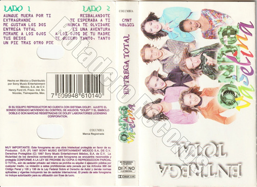 Onda Vaselina Entrega Total Cassette 1997