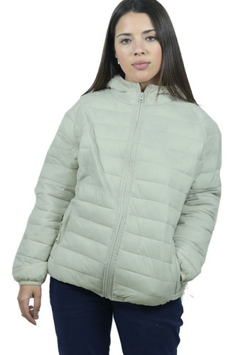 Campera Inflada Dama Azul Francia - Textilshop