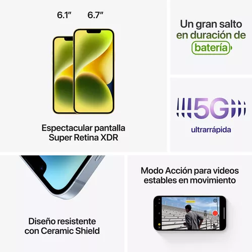 Apple iPhone 14 Plus (512 GB) - Morado - Distribuidor autorizado