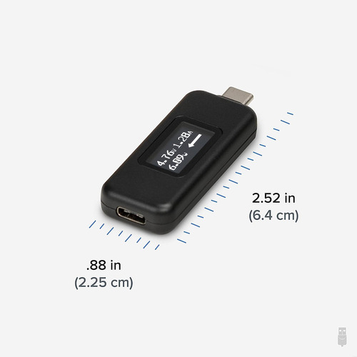 Medidor Voltaje Amperaje Usb-c Pantalla Oled