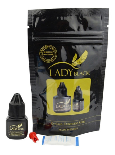 Pega Lady Black 5ml Extensión De - Unidad a $62000