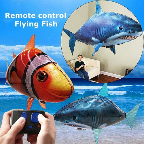 Imagem 4 de 10 de Peixe Voador Tubarão Nemo 140 Cm Air Swimmer Pronta Entrega