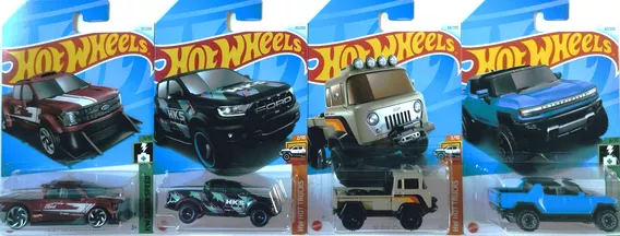 Hot Wheels Ford F-150 Lightning 19 Ranger Raptor 57 Jeep Fc