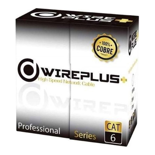 Cable Utp Wireplus Cat6 Outdoor 100m100%