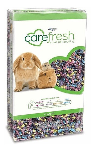 Imagen 1 de 2 de Carefresh Confetti 10 L Sustrato Hamster Erizo Cuy Conejo