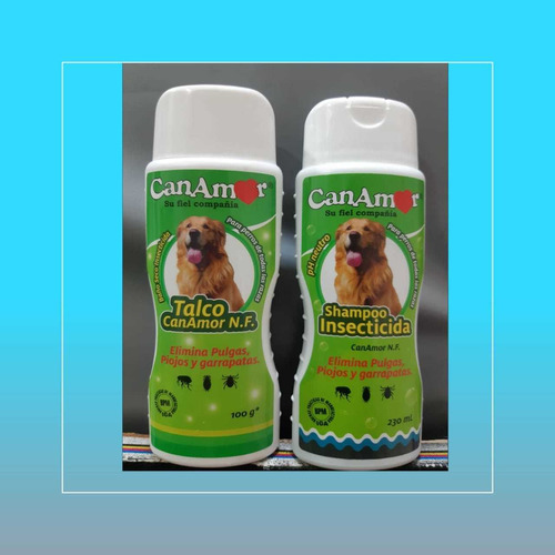 Oferta Shampoo Antipulga + Bañoseco *canamor*