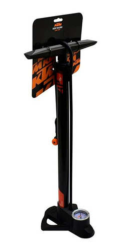 Inflador De Pie Ktm High Volume  Aluminio 80 Psi Mtb 