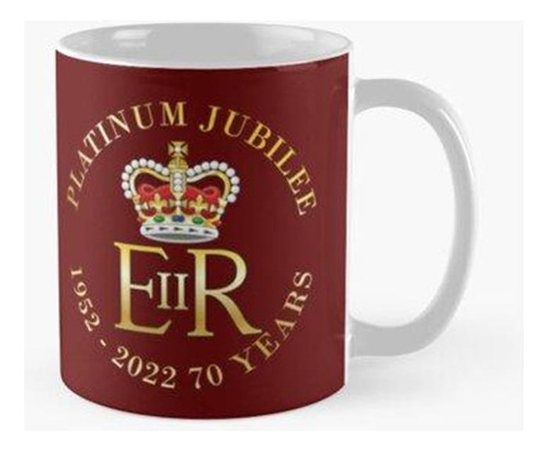 Taza Jubileo De Platino De Diseño Original Calidad Premium