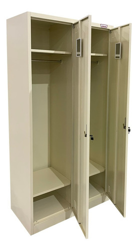 Casillero Locker  Metálico 1 Cuerpo 2 Puertas Cc-b2t