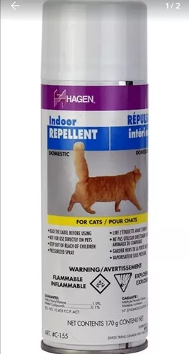 HAGEN Repelente Hagen /Gatos Spray Interiores 170 Gr.