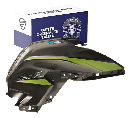 Cubierta Tanque Der Grafito 250z Original Italika F13012014