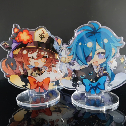 Figura Hu Tao Chibi Acrílico | Genshin Impact