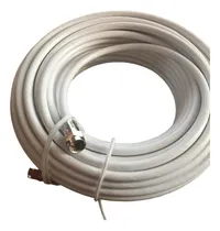 Comprar Cable Coaxil De 10 Metros Tv Cable + Conectores De Calidad