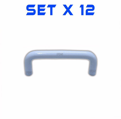 Manija 78 Mm Hierro Blanco X 12u - 3051 B - Fdn