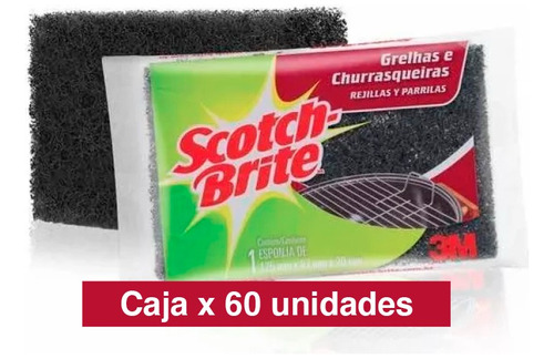 Fibra Verde Extra Fuerte Parrillera Scotch Brite 3m X60 Un